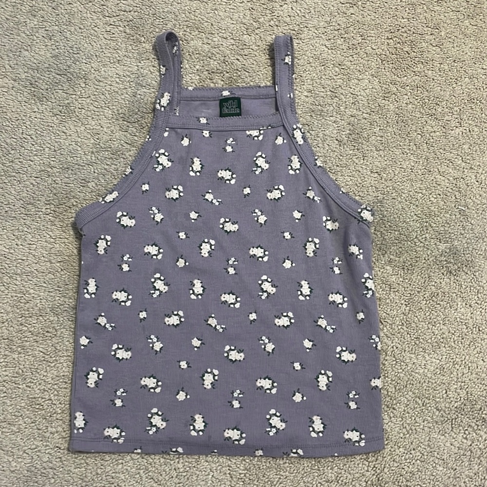 Purple Wild Fable Tank Top, Kids Medium